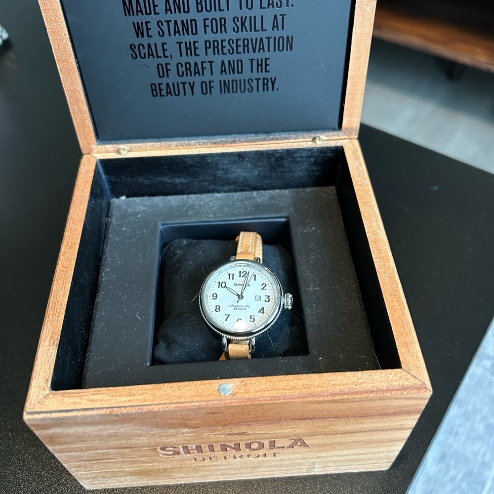 Shinola Birdy Double Wrap Watch